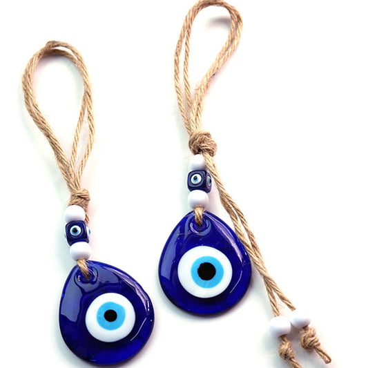 Simple Solid Evil Eye keychain