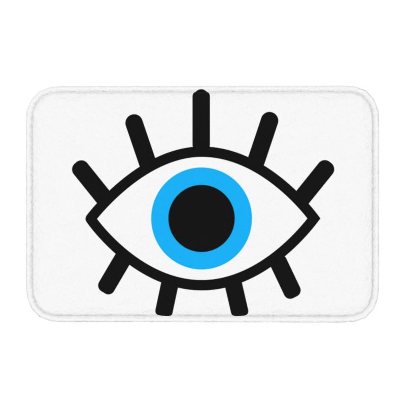 Greek Evil Eye Washable Doormat
