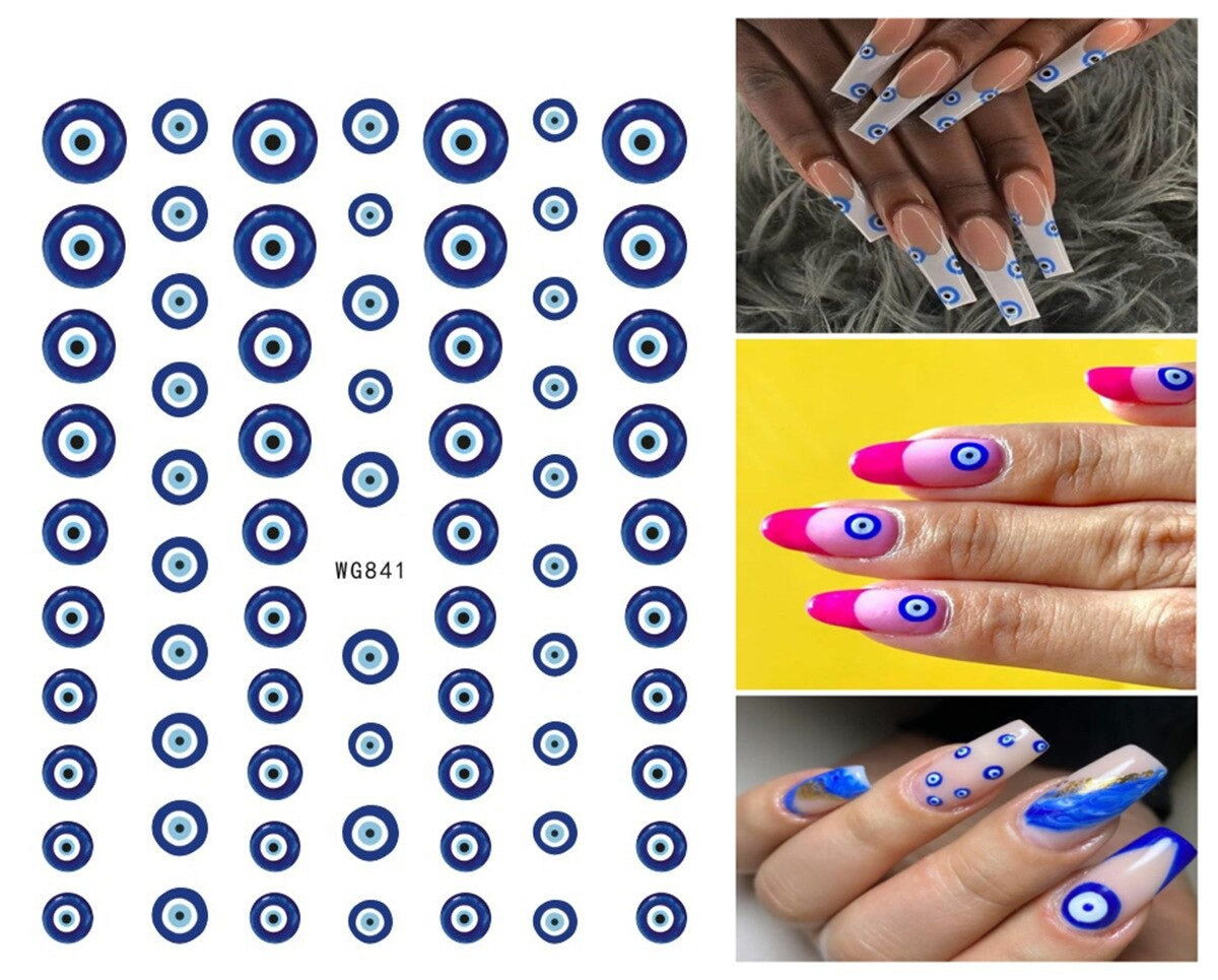 Evil Eye Nail Art Sticker
