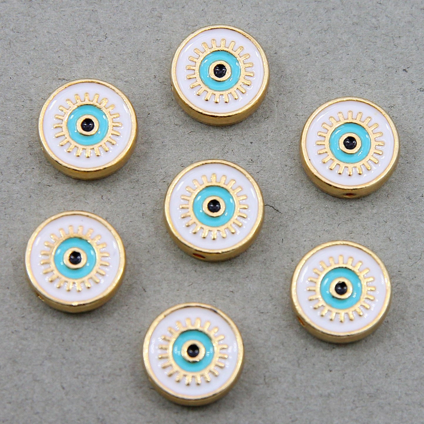 6pcs Evil Eye Beads