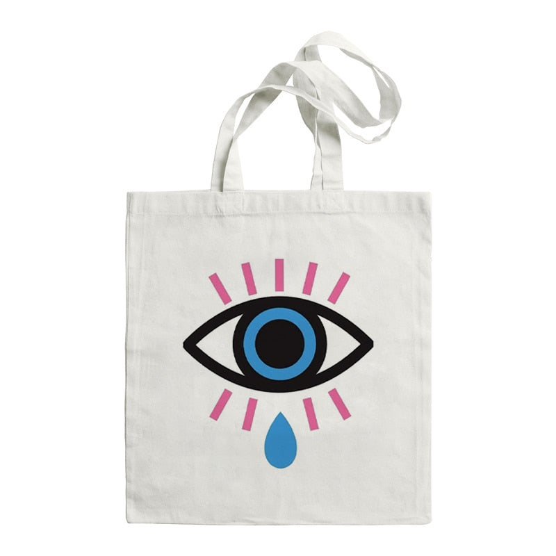 Turkish Evil Eye Foldable Tote Bag