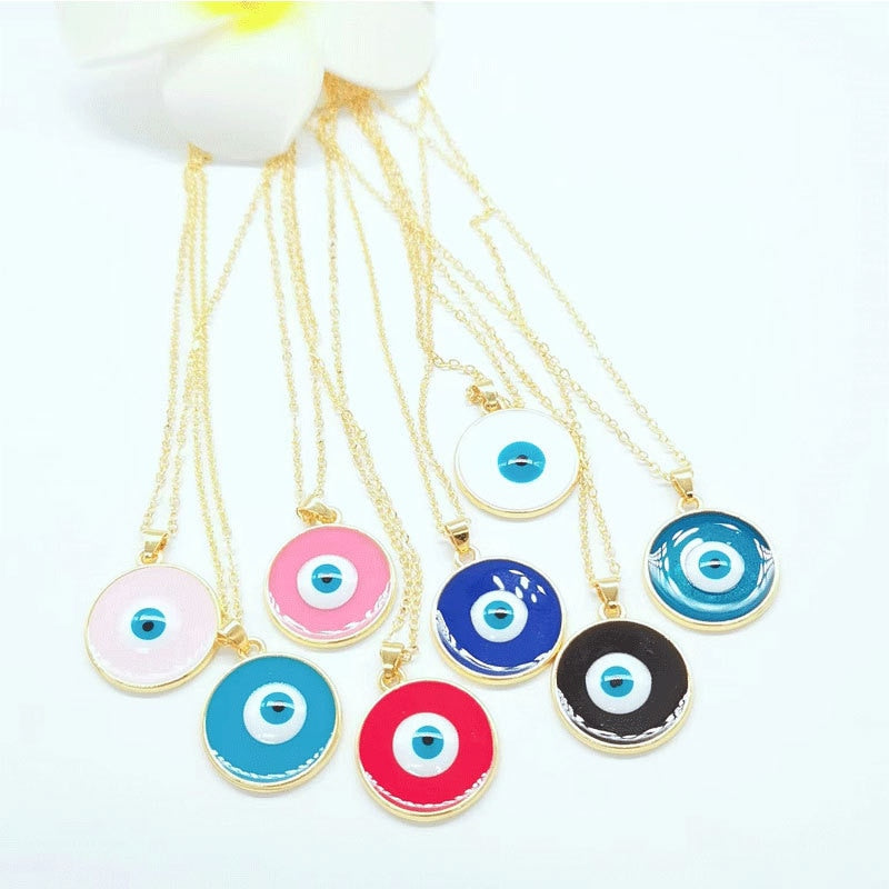 luxury evil eye necklace