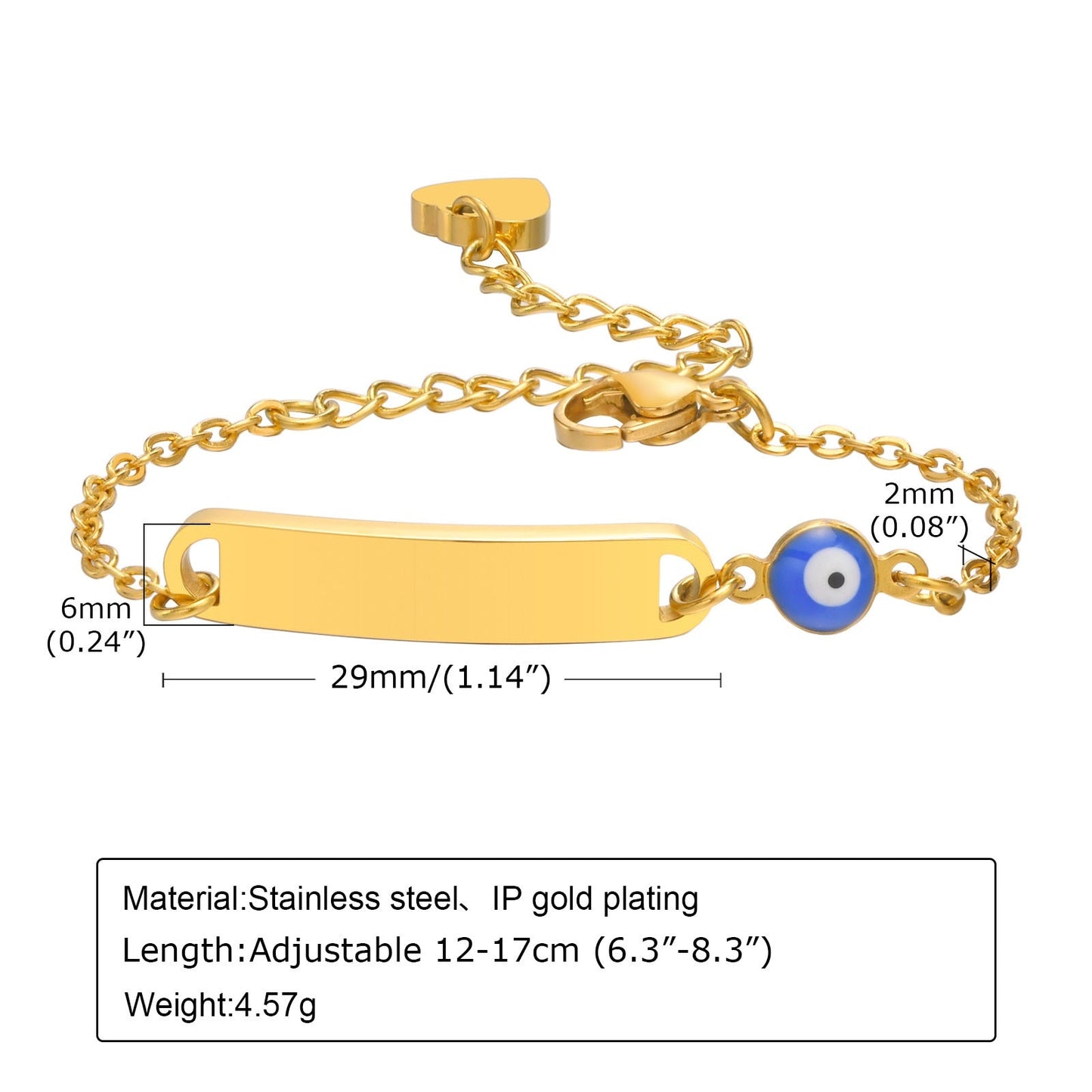 Evil Eye Custom Bracelet For Ladies