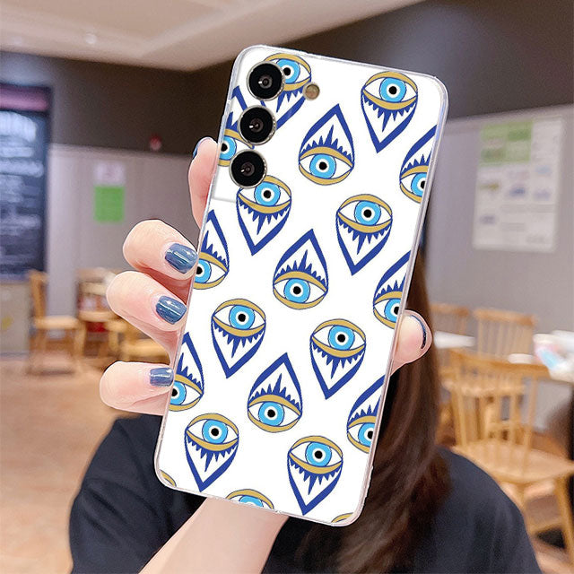 samsung ladies evil eye phone case
