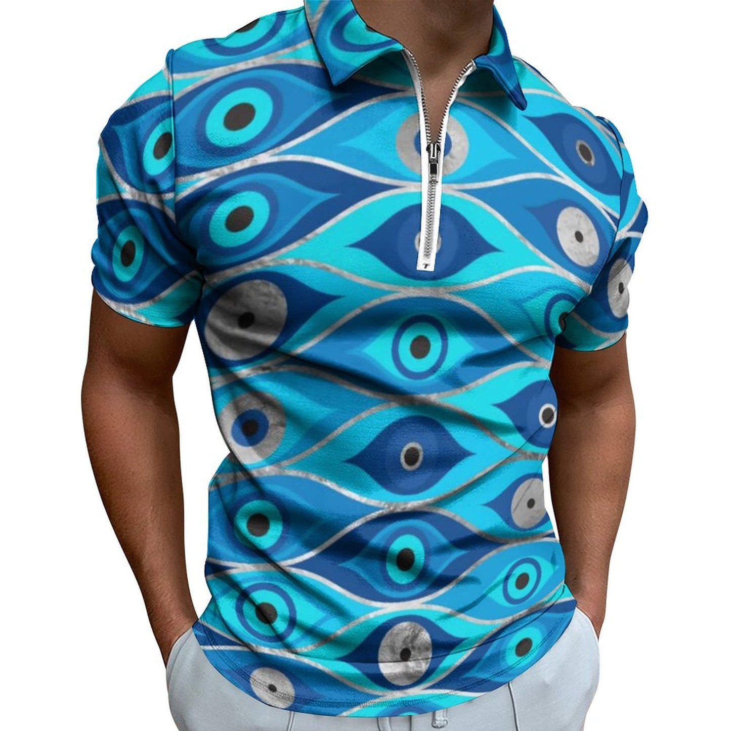 Evil Eye Short Sleeve Summer Shirts