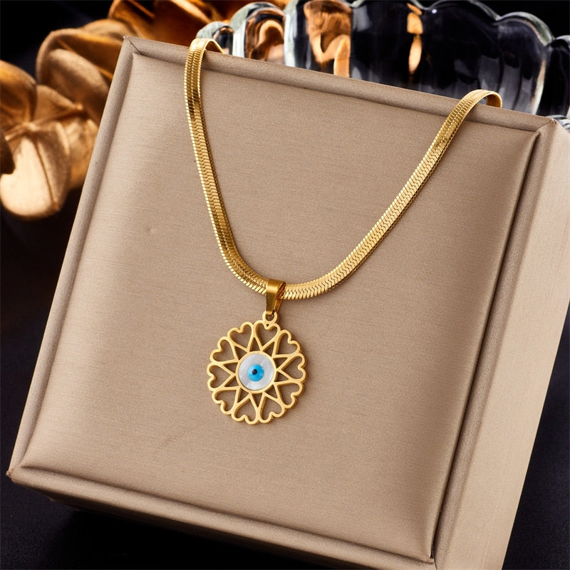 Classic Evil Eye Beautiful Choker Necklace