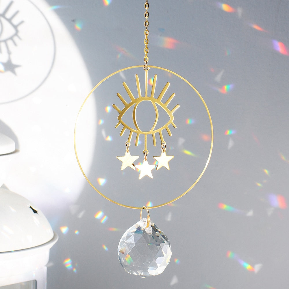 Rainbow Prism Evil Eye Home Decor