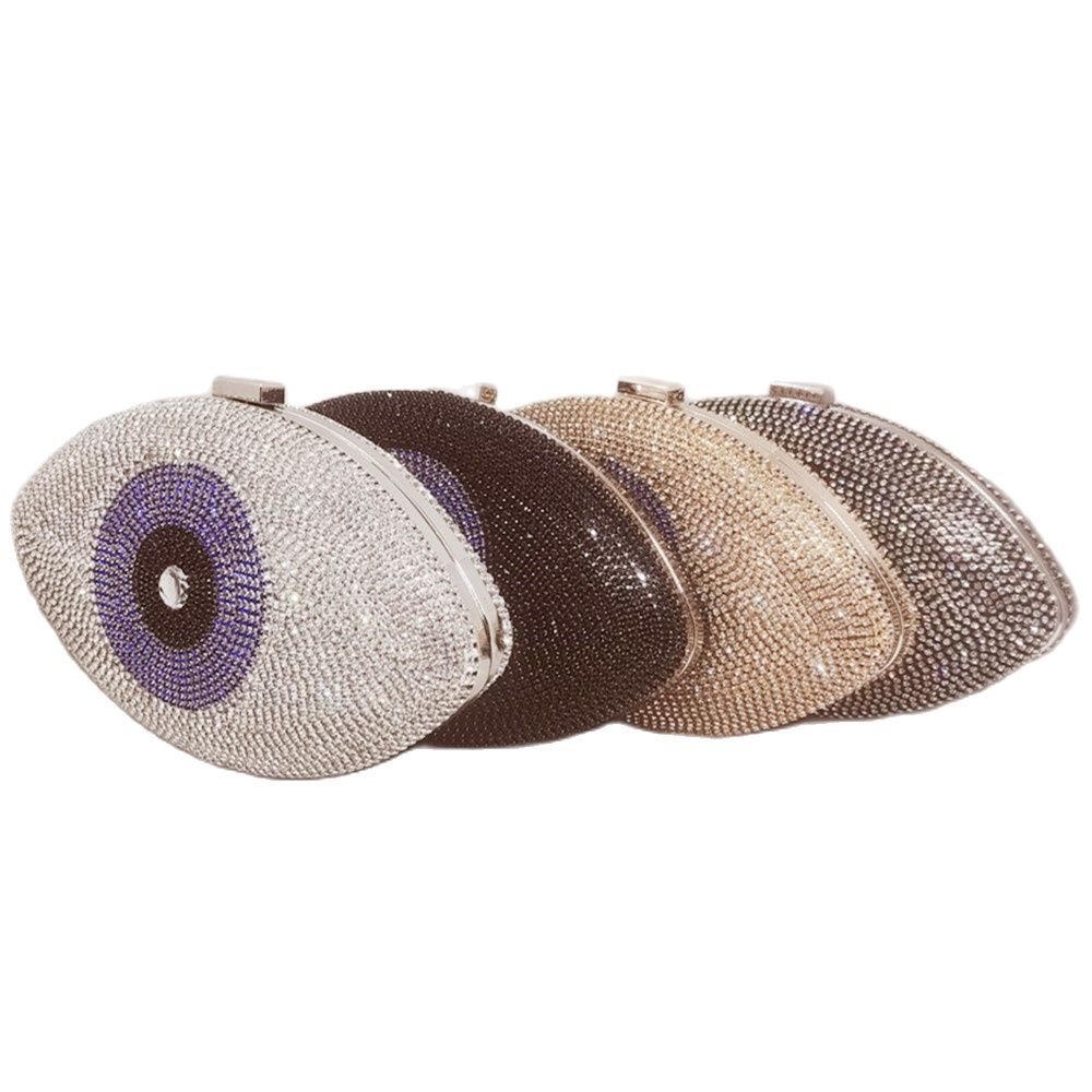 Evil Eye Velvet Clutch