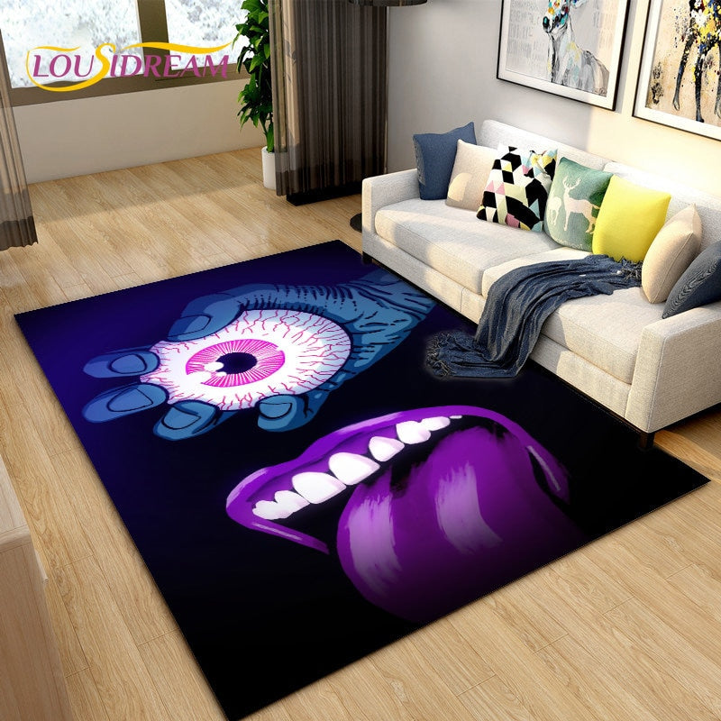 Colorful Evil Eye Rugs