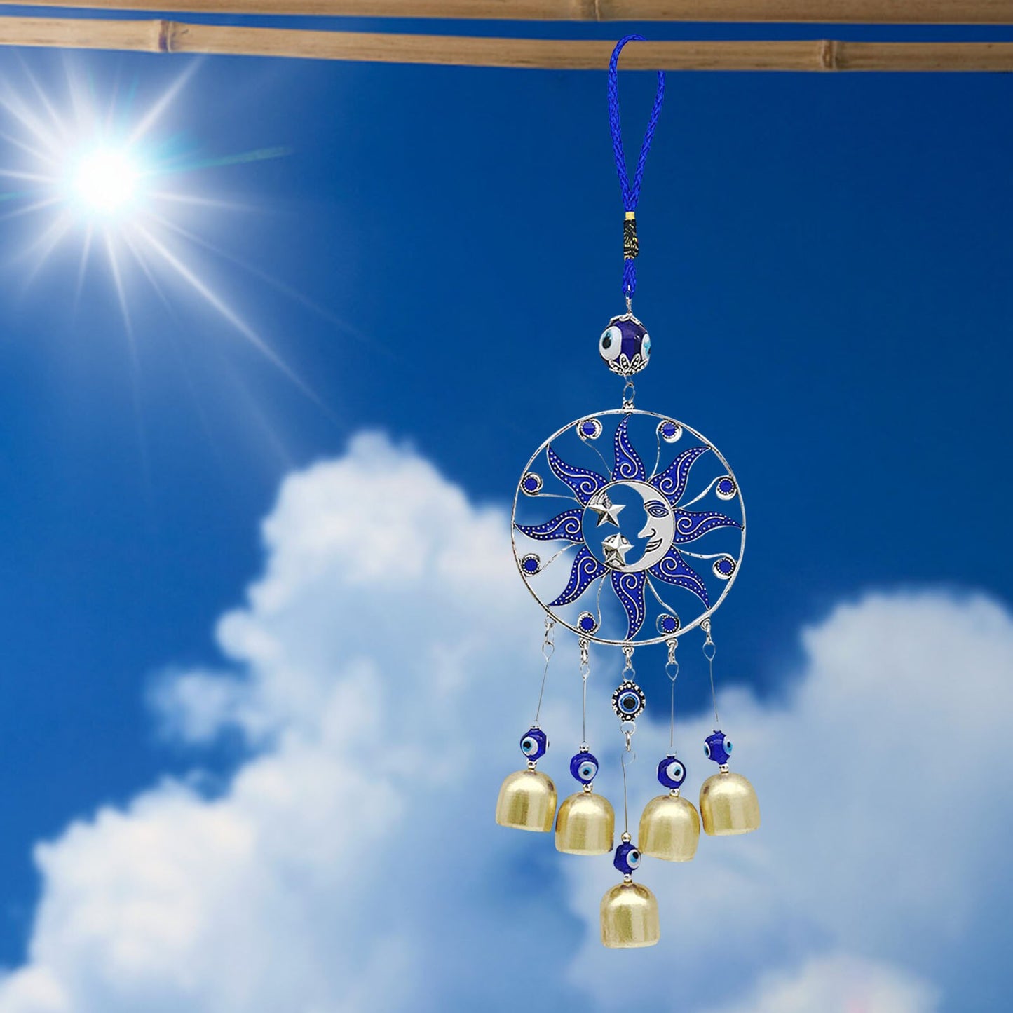 Blue Evil Eye Pendants Dream Catcher
