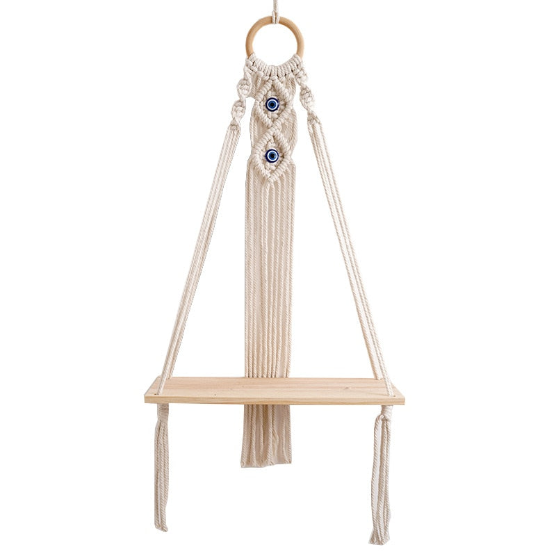 Evil Eye Wall Hanging Shelf