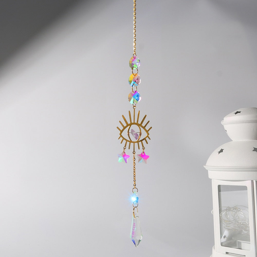 Rainbow Prism Evil Eye Home Decor