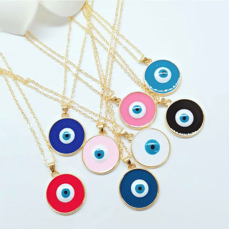 luxury evil eye necklace