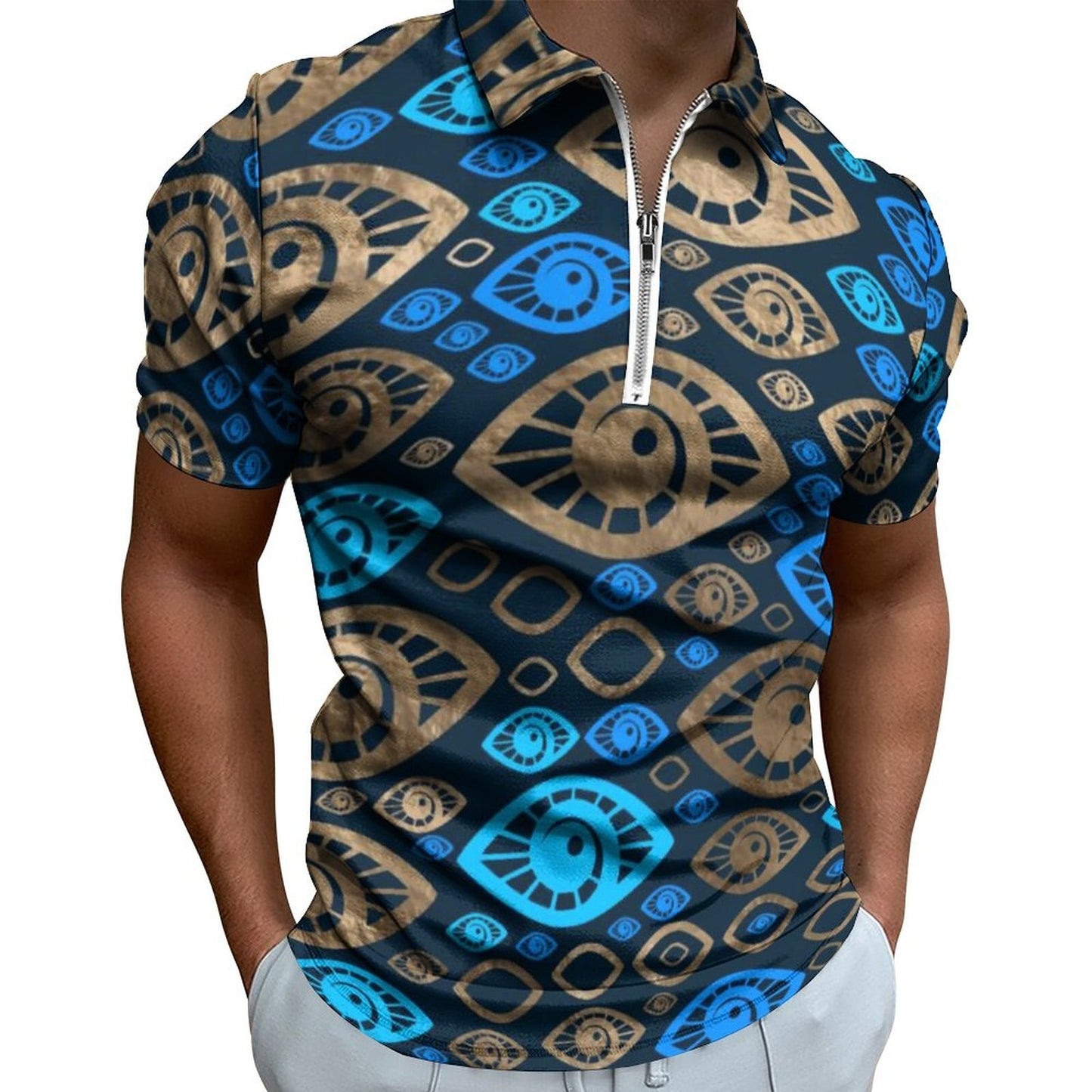 Evil Eye Short Sleeve Summer Shirts