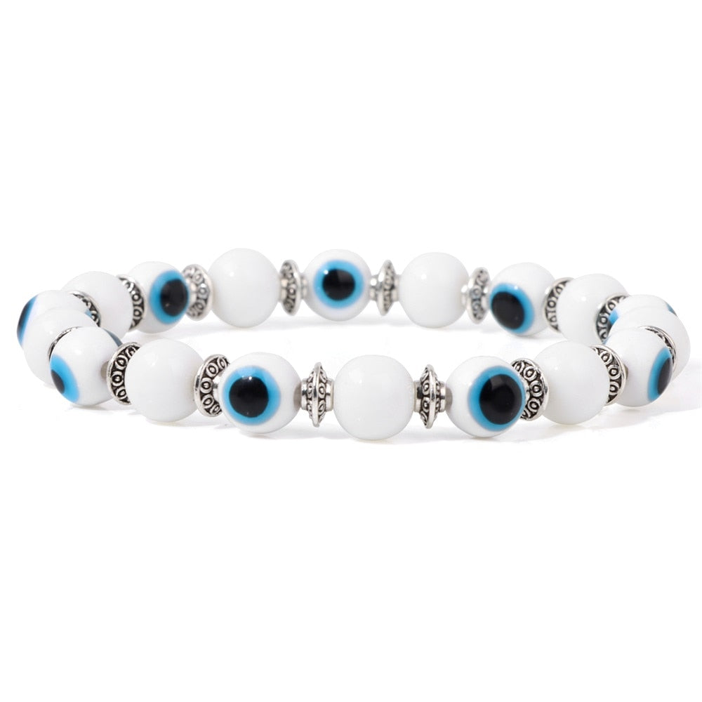 Lucky stone Evil Eye Bracelet