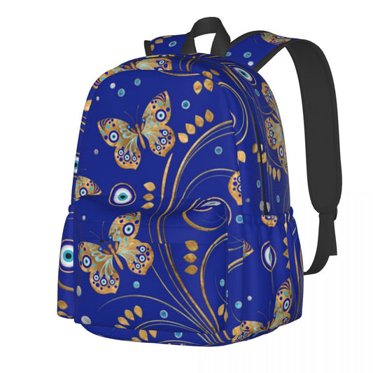 Golden Butterfly Evil Eye Polyester Bags