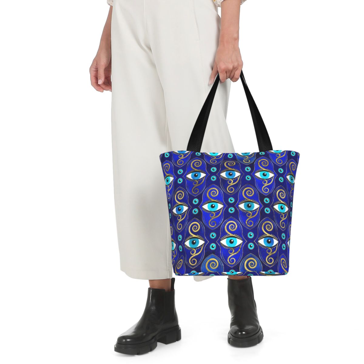 Evil Eye Printed Shoulder Bags
