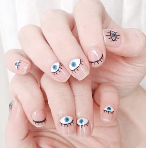 Evil Eye Style Nails Stickers