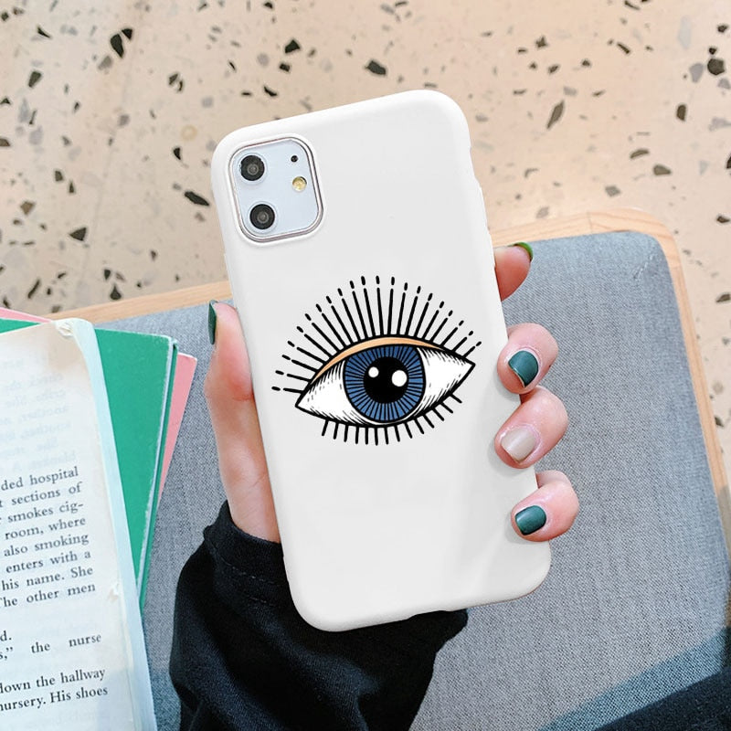 pretty evil eye phone case