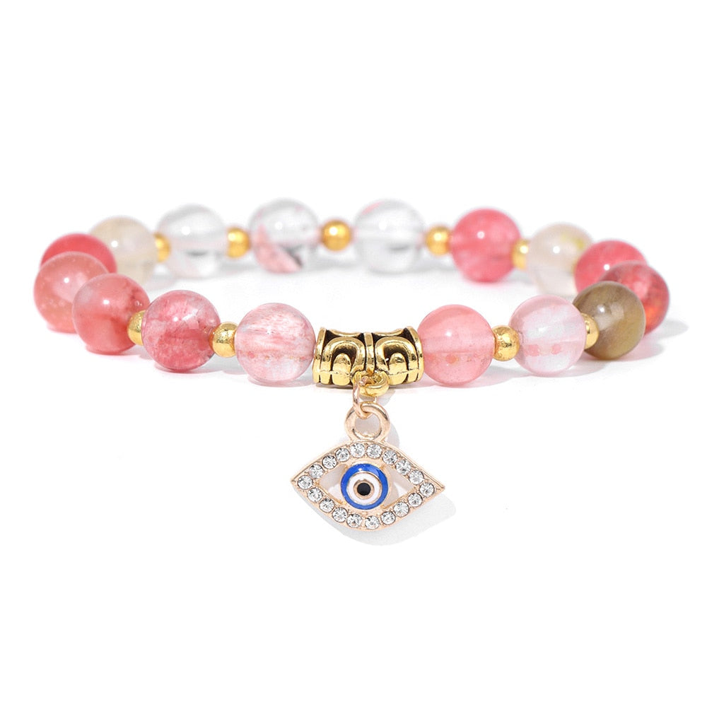 Talisman Evil Eye Charm Stone Bracelets