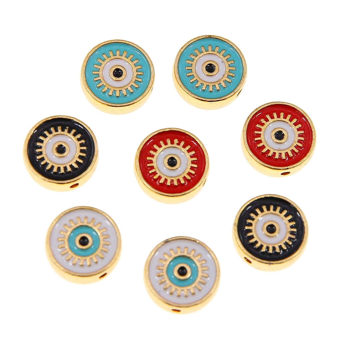6pcs Evil Eye Beads