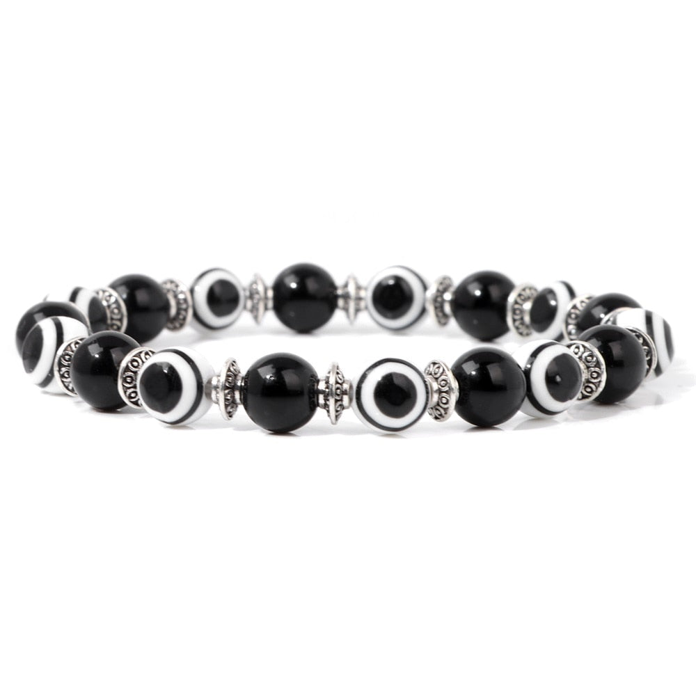 Lucky stone Evil Eye Bracelet