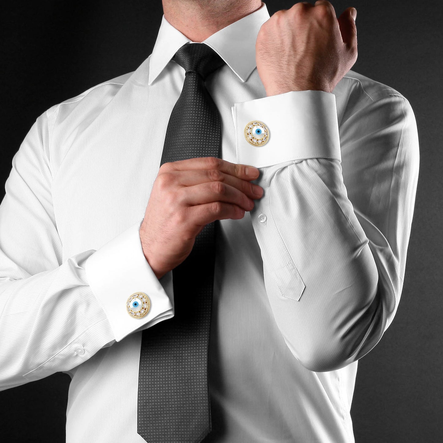 HAWSON Evil Eye Cufflinks