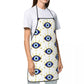 Evil Eye White Apron