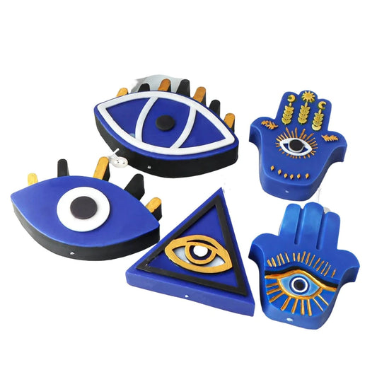 Blue Evil Eye Candle Silicone