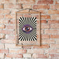 Psychedelic Evil Eye Wall Painting