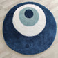 evil eye circle rug