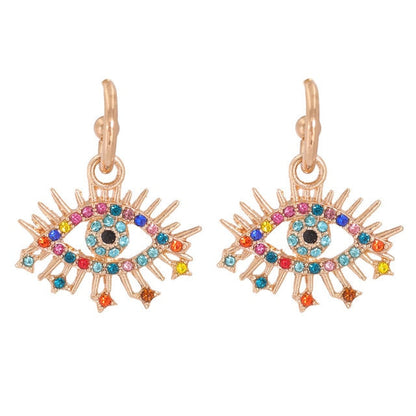 Cute Shape Evil Eye Drop Earrings