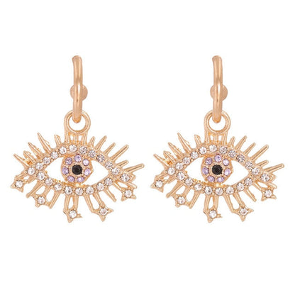 Cute Shape Evil Eye Drop Earrings