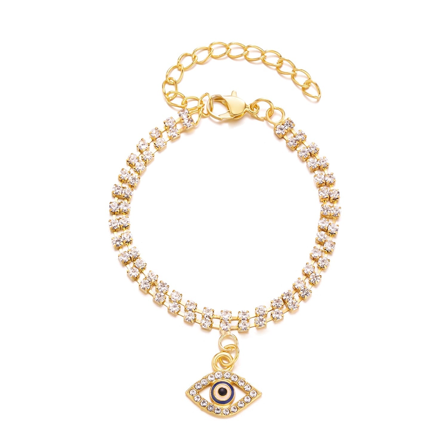 Evil Eye Golden Bracelet For Women