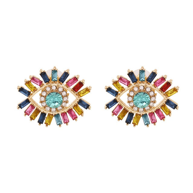 Cute Shape Evil Eye Drop Earrings