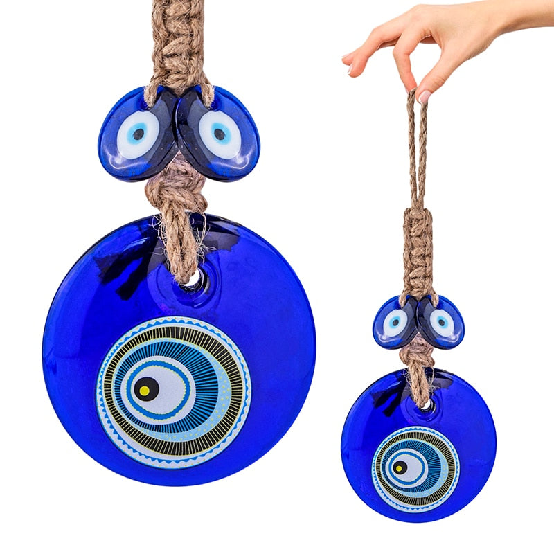 Blue Evil Eye Pendant Hanging