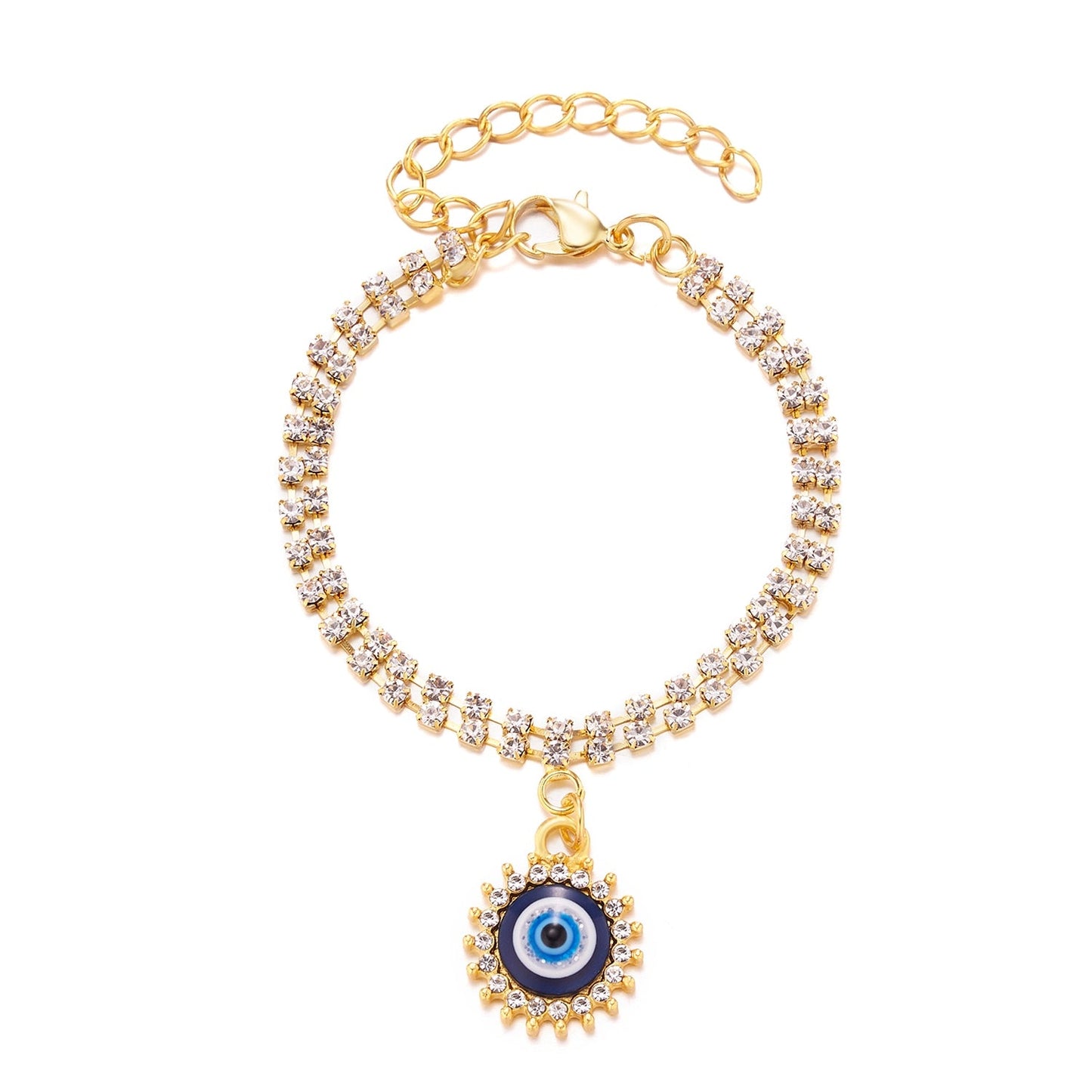 Greek Eye Golden Bracelet For Women