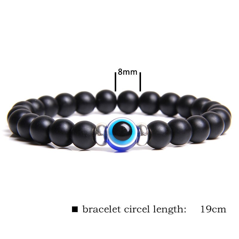 Lava Beads Bracelet|unisex 4mm Lava Stone Evil Eye Bracelet - Adjustable  Yoga Reiki Jewelry