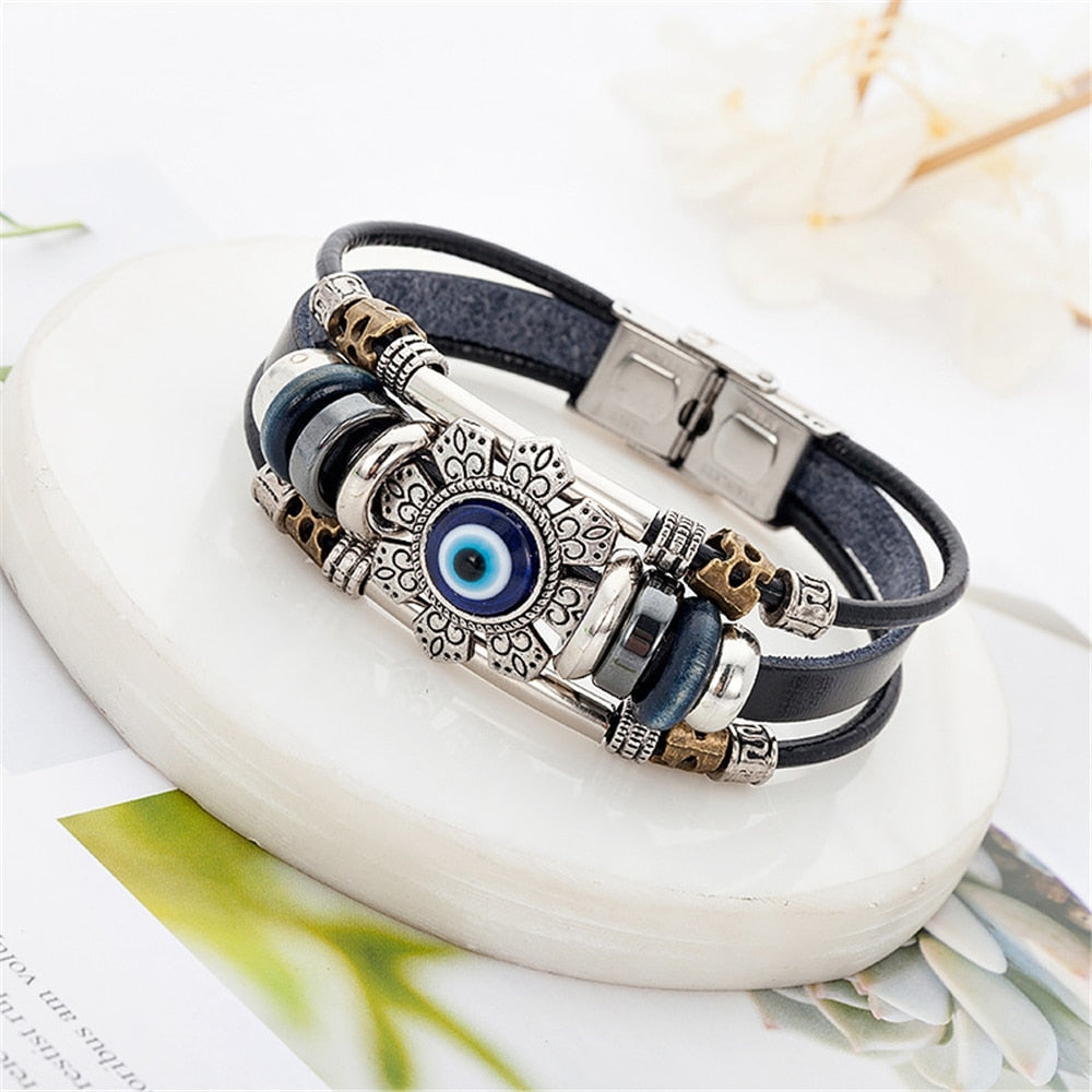 Evil Eye Multi-layer Handmade Bracelet