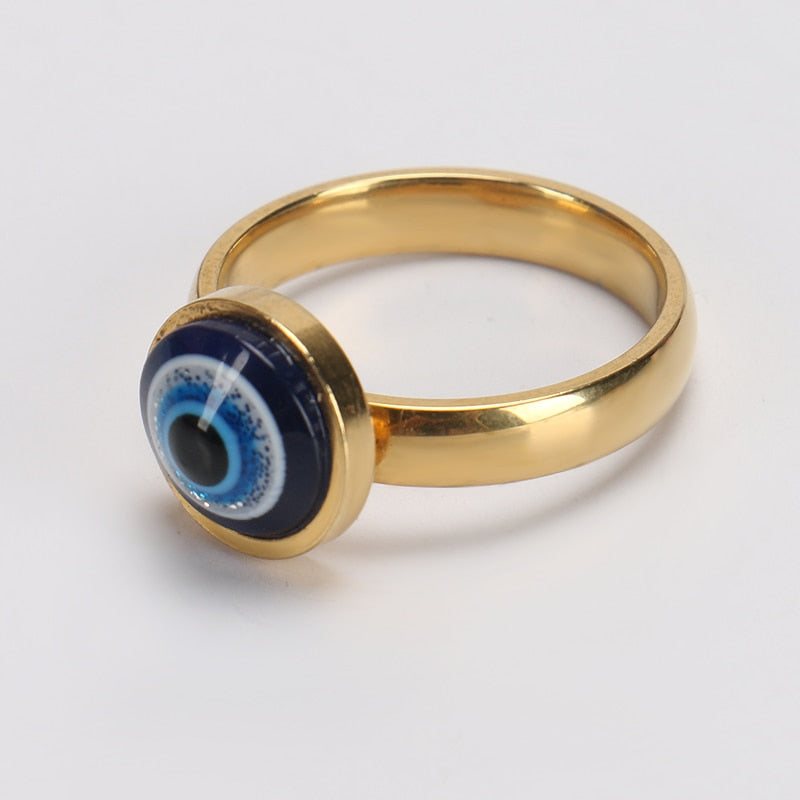 Evil Eye Nazar Golden Ring