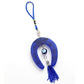 Evil Eye Blue Horseshoe Shape Keychain