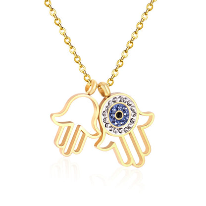 evil eye stylish pendant necklace