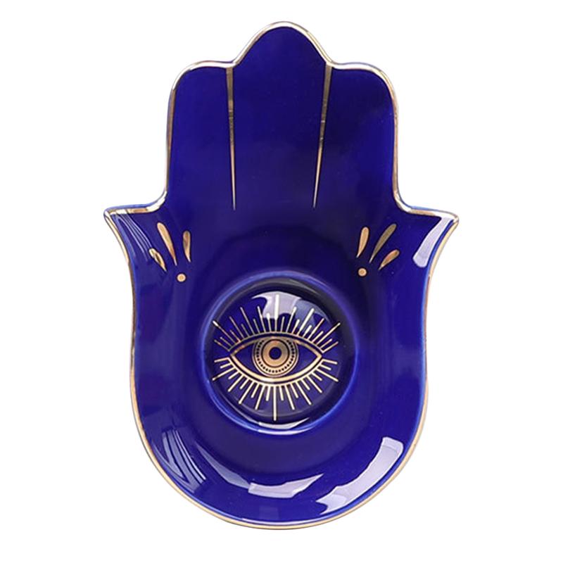 Hamsa Hand Evil Eye Decorative Tray