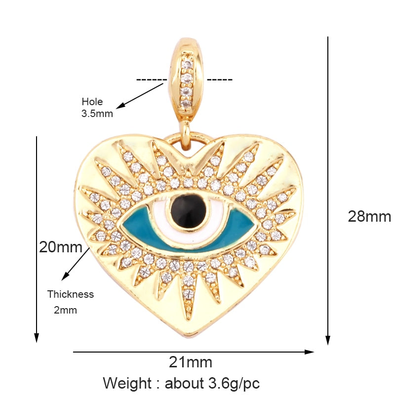 Evil Eye Charm Pendant