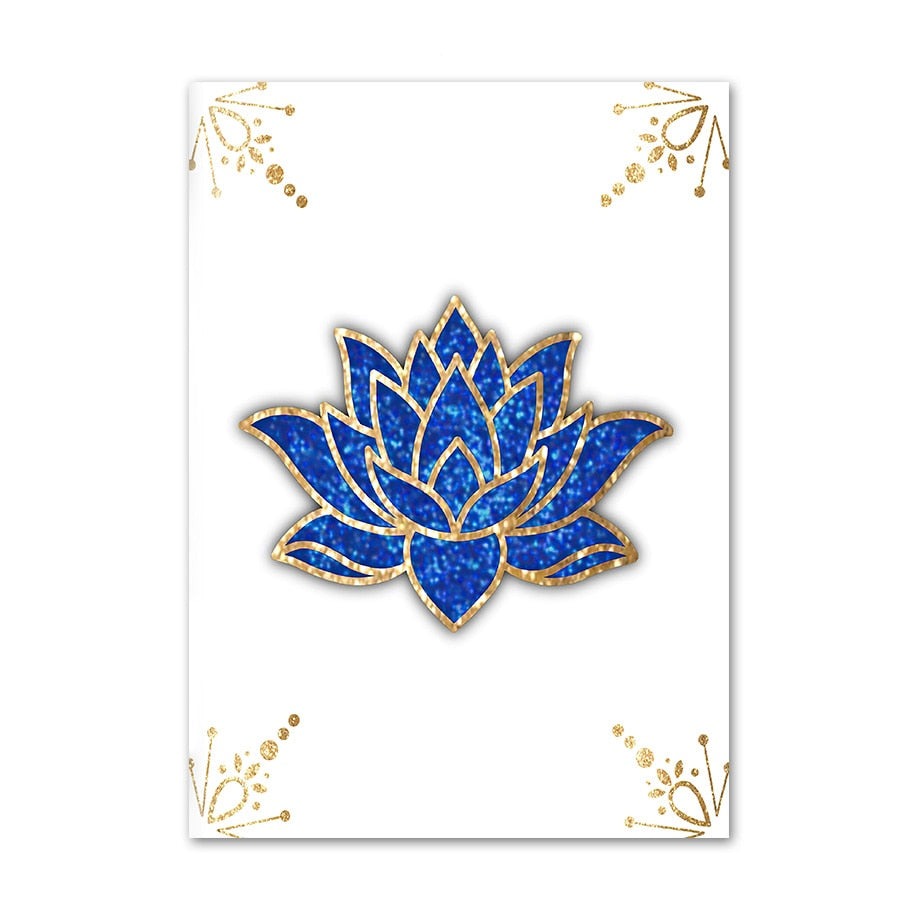 spiritual lotus wall decor