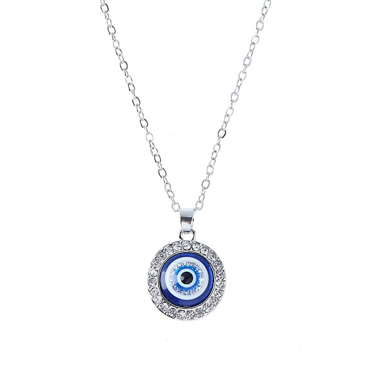 Glass Evil Eye Choker Necklace Best Gift