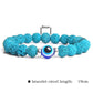 Evil Eye Blue Classic Stone Bracelet