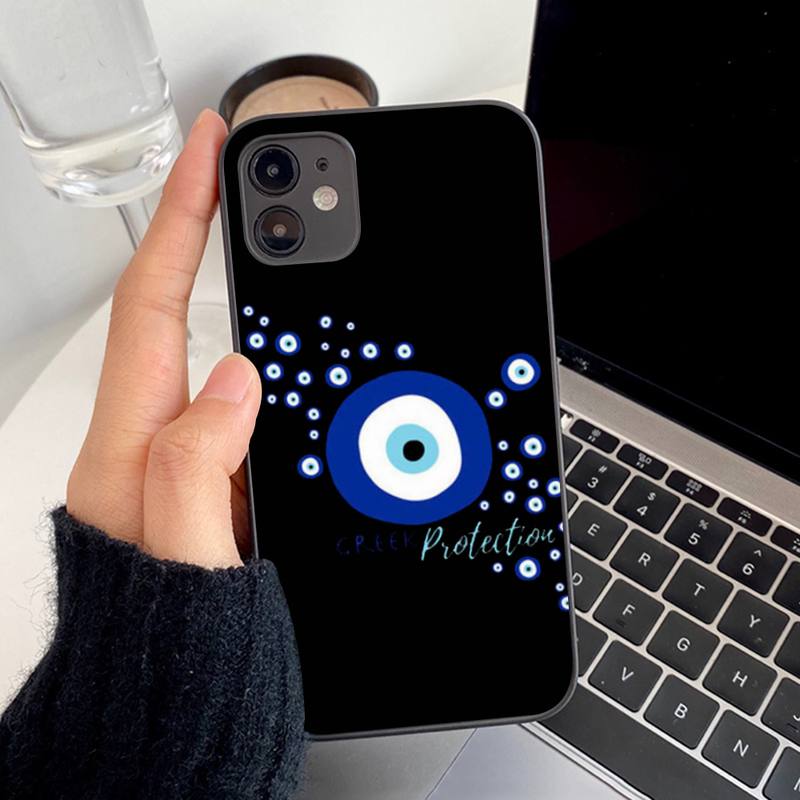 black evil eye iphone case