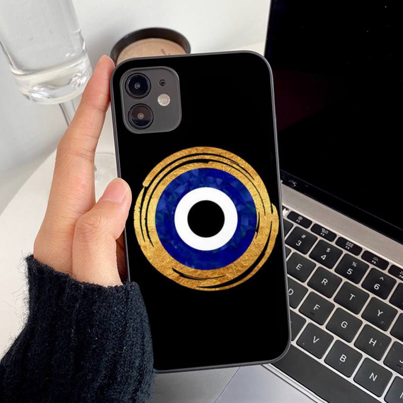 black evil eye iphone case