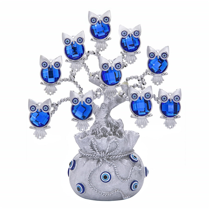 owls evil eye home decor tree